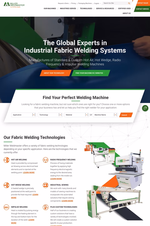 Miller-Weldmaster Homepage 1440px