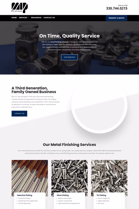 Mip-Plating Homepage 1440px