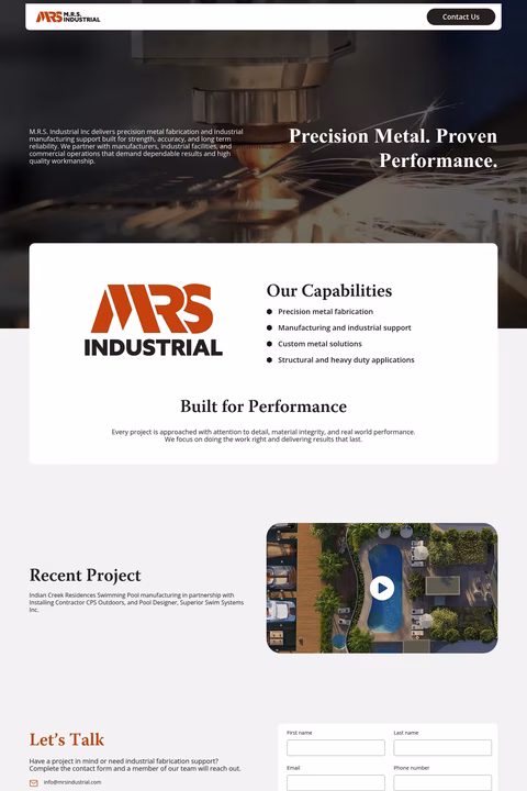 Mrs-Industrial Homepage 1440px