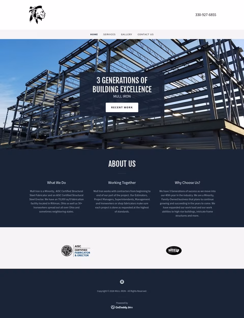 Mull-Iron Homepage 1440px