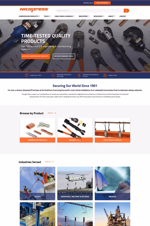 National-Telephone-Supply-Company Homepage 1440px