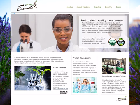 Natural-Essentials Homepage 1440px