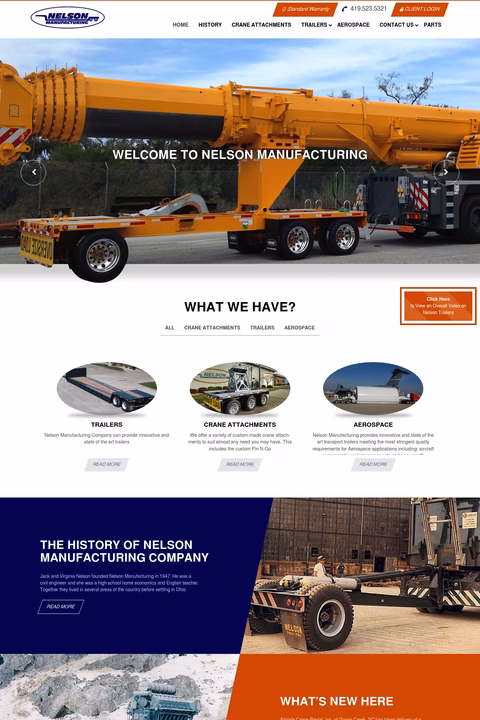 Nelson-Manufacturing Homepage 1440px