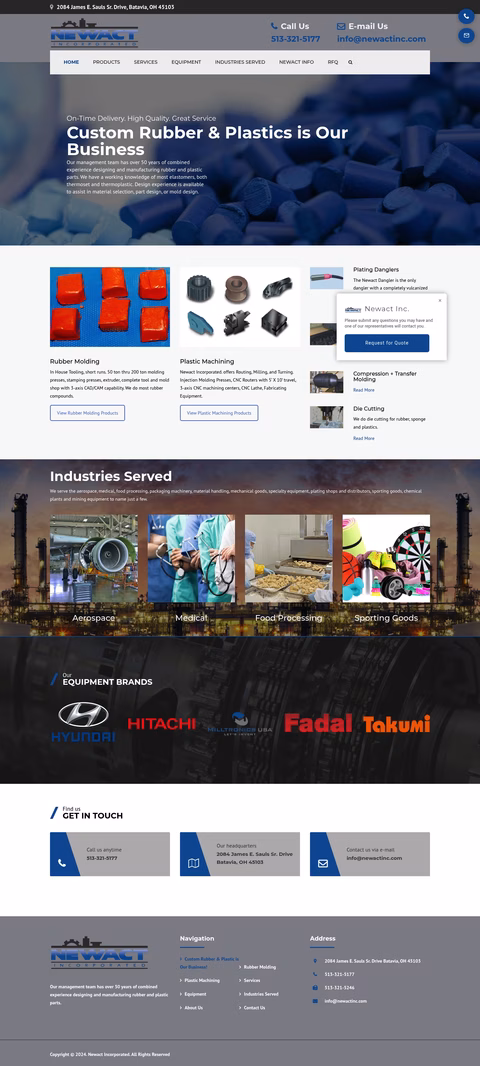 Newact-Inc Homepage 1440px