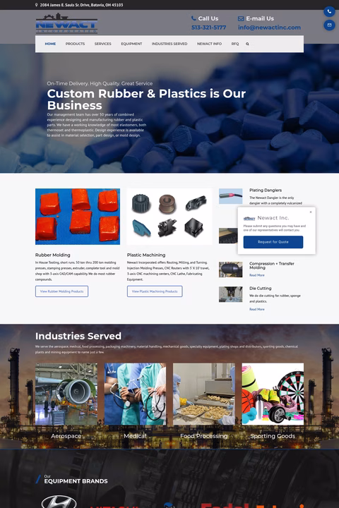 Newact-Inc Homepage 1440px
