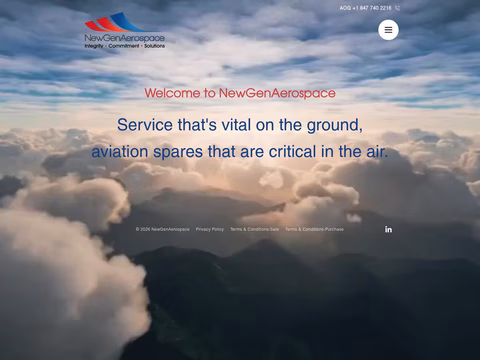 Newgenaerospace Homepage 1440px