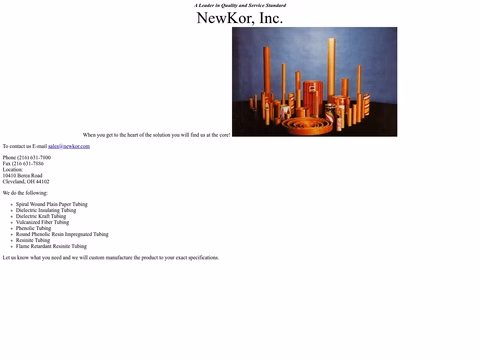 Newkor Homepage 1440px