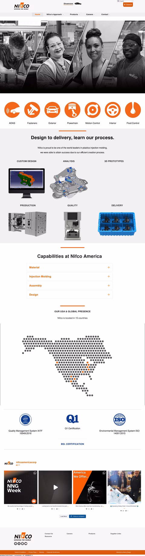 Nifco-America Homepage 1440px