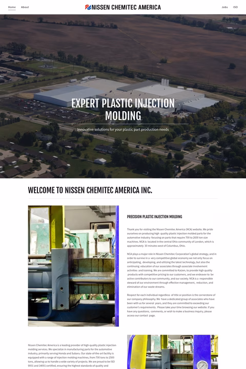 Nissen-Chemitec-America Homepage 1440px