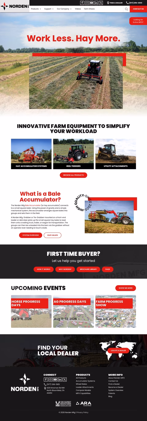 Norden-Manufacturing Homepage 1440px