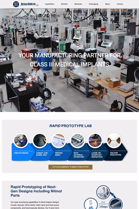 Norman-Noble-Inc Homepage 1440px