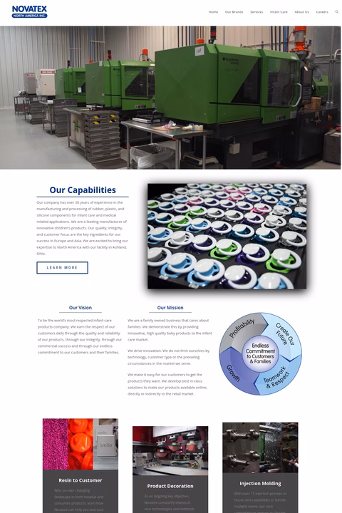 Novatex-North-America Homepage 1440px