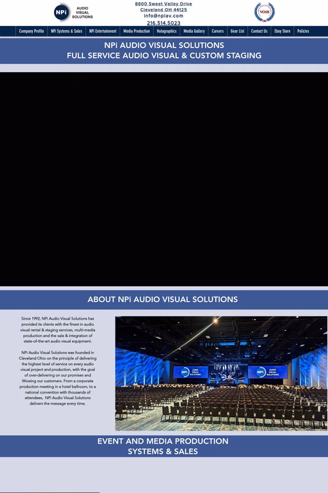 Npi-Audio-Visual-Solutions Homepage 1440px