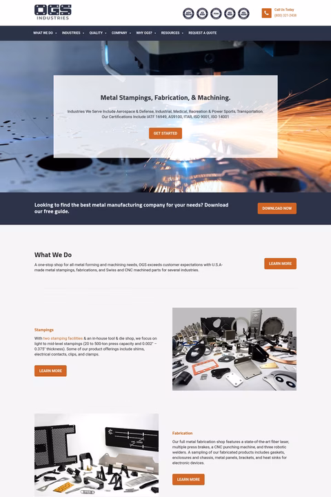Ogs-Industries Homepage 1440px