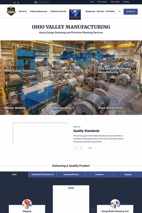 Ohio-Valley-Manufacturing Homepage 1440px
