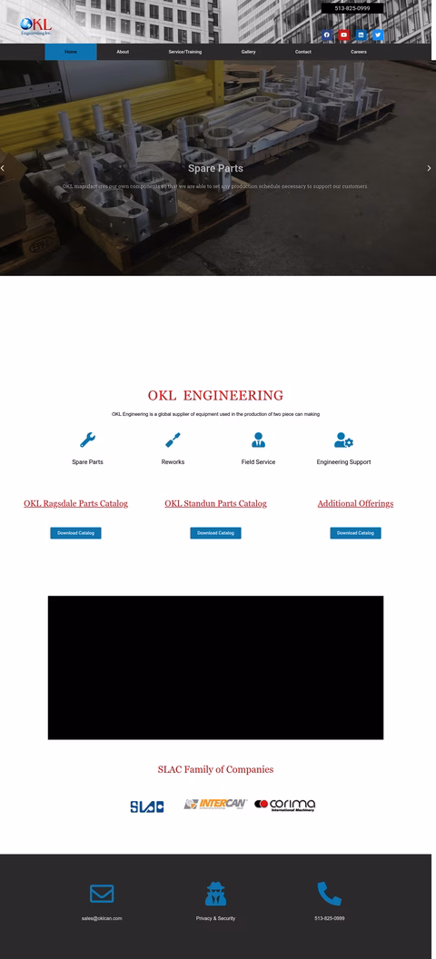 Okl-Engineering Homepage 1440px
