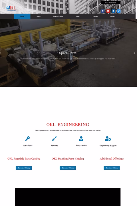 Okl-Engineering Homepage 1440px