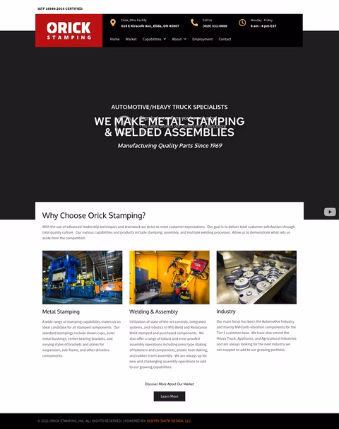 Orick-Stamping Homepage 1440px