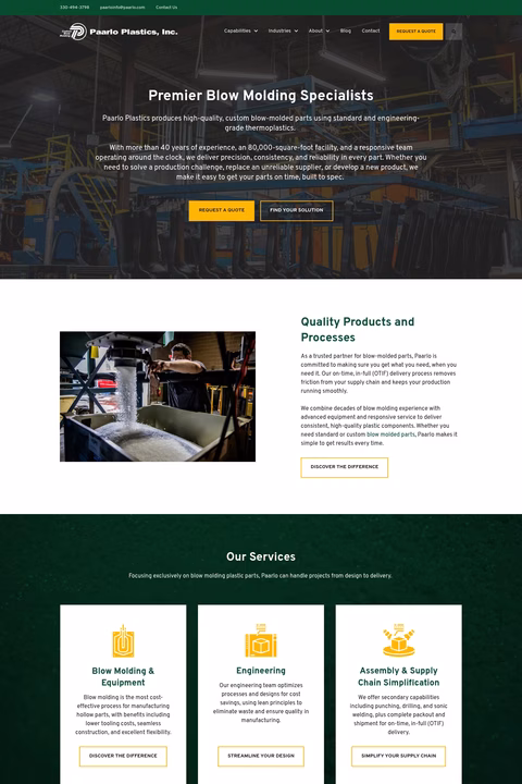 Paarlo-Plastics Homepage 1440px