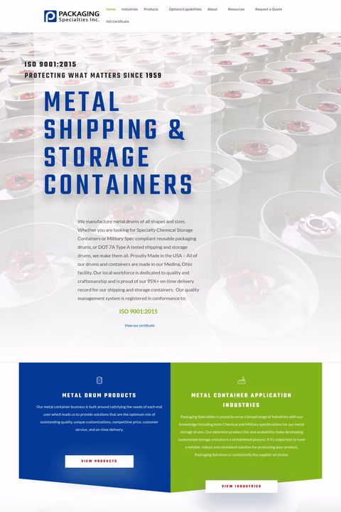 Packaging-Specialties Homepage 1440px