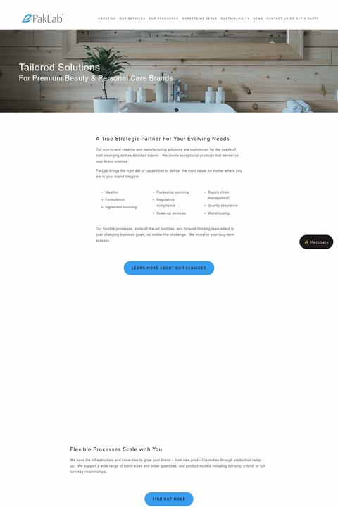 Paklab Homepage 1440px