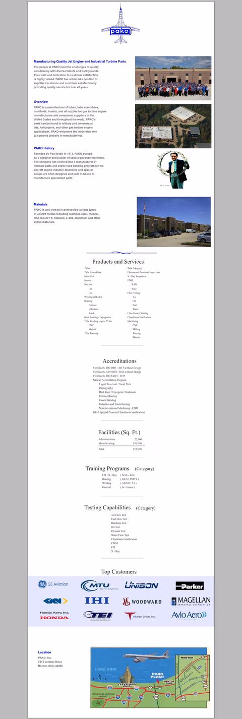 Pako Homepage 1440px