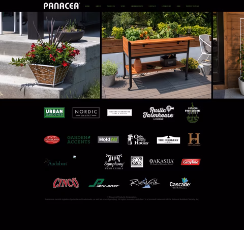 Panacea-Products Homepage 1440px