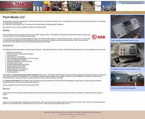 Panel-Master Homepage 1440px