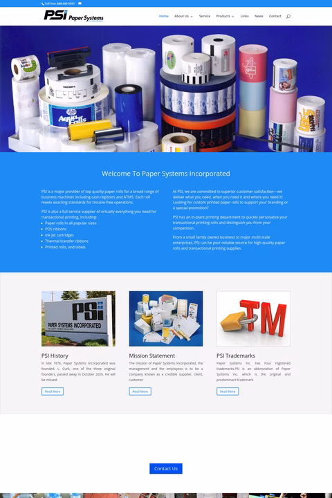 Paper-Systems-Inc Homepage 1440px