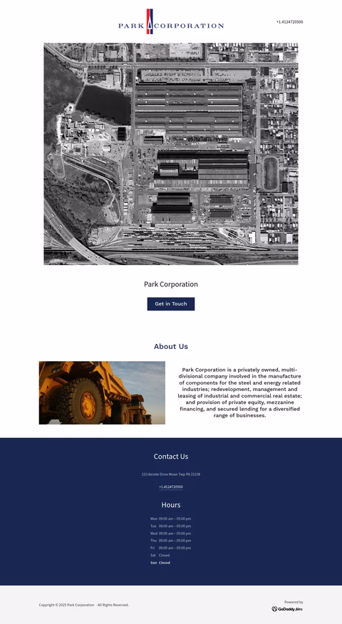 Park-Corporation Homepage 1440px