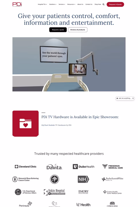 Pdi-Communication-Systems Homepage 1440px