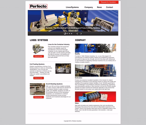 Perfecto-Industries Homepage 1440px