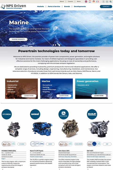 Nps Driven Homepage 1440px