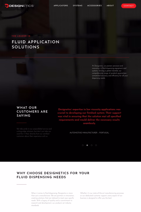 Designetics Homepage 1440px