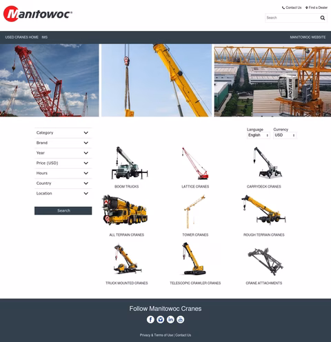 The Manitowoc Company Inc Homepage 1440px