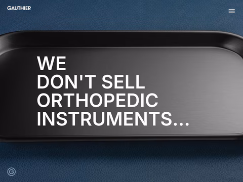 Gauthier Biomedical Homepage 1440px