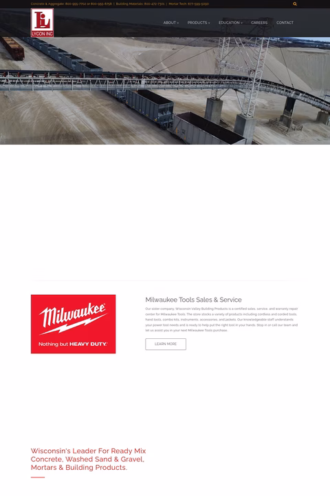 Lycon Homepage 1440px