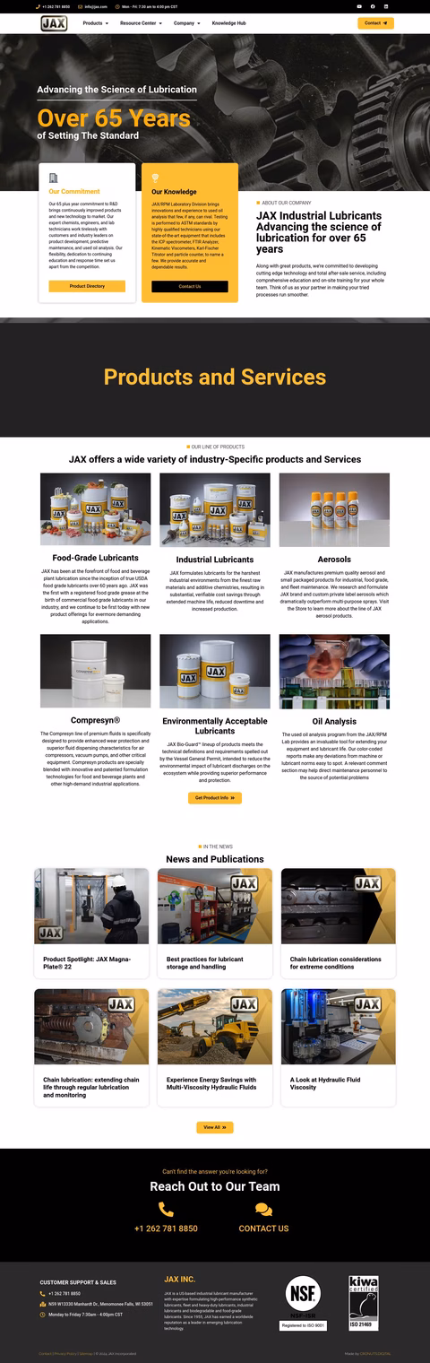 Jax Inc Homepage 1440px