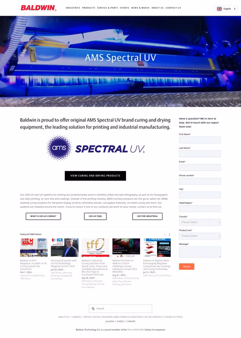 Air Motion Systems Homepage 1440px