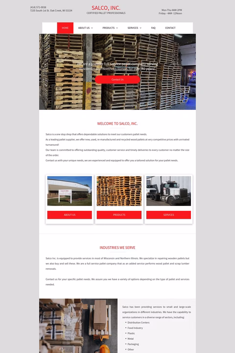 Salco Pallet Homepage 1440px