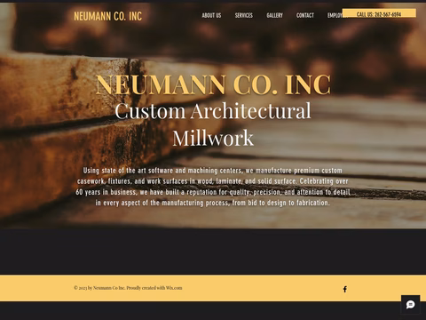 R E Neumann Company Homepage 1440px