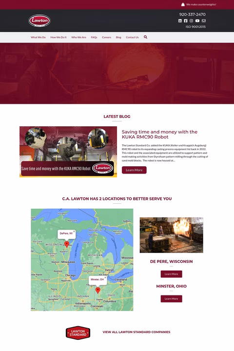 The C A Lawton Company Homepage 1440px