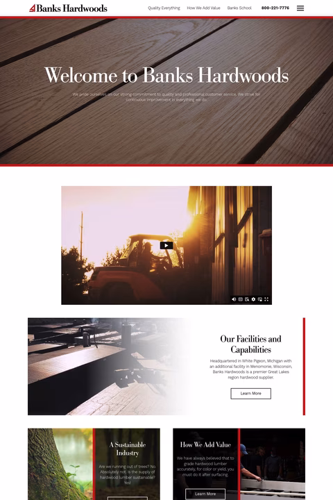 Banks Hardwoods Homepage 1440px