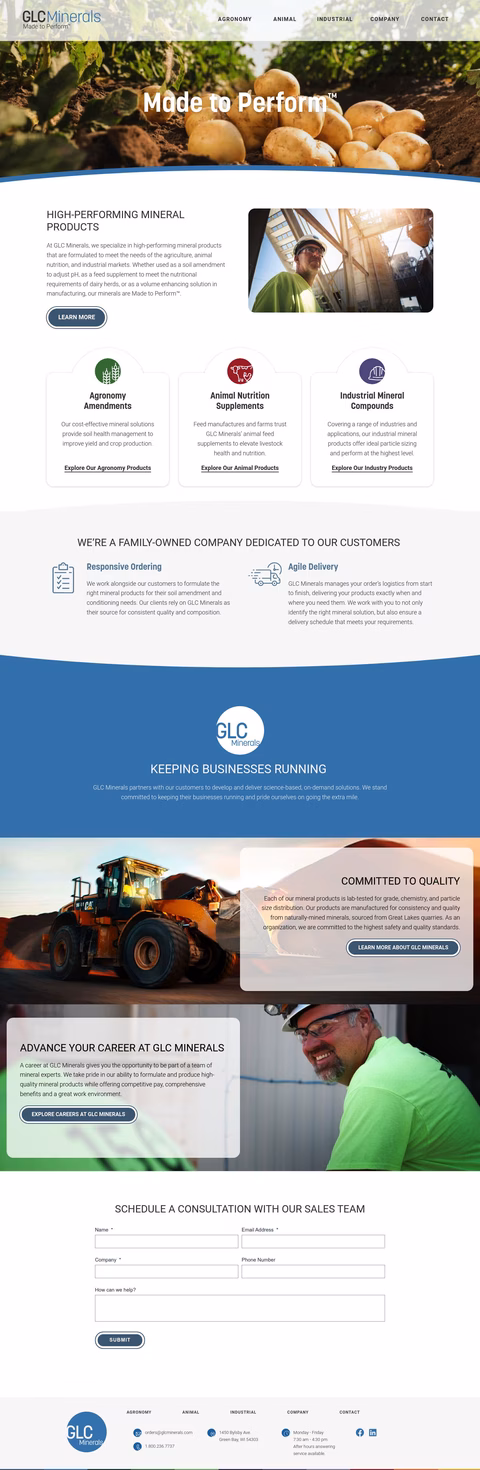 Glc Minerals Homepage 1440px