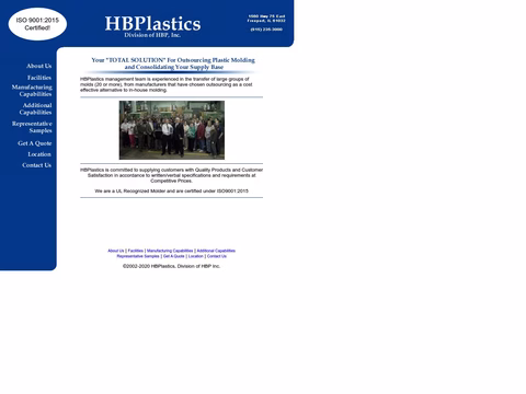 Hb Plastics Inc Homepage 1440px