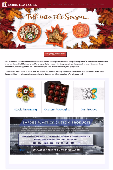 Bardes Plastics Homepage 1440px