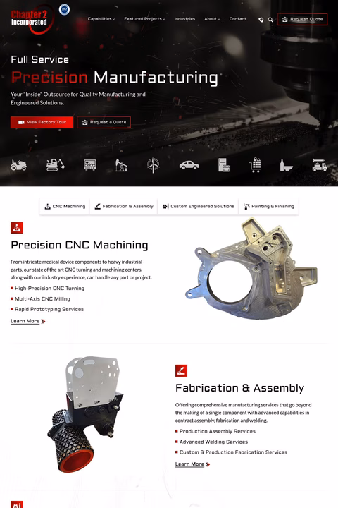 Chapter 2 Inc Homepage 1440px