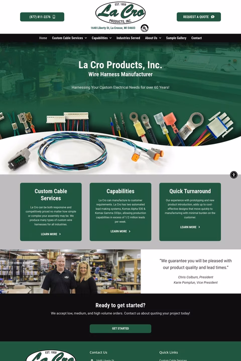 La Cro Products Homepage 1440px