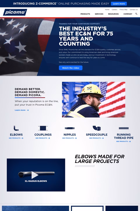 Picoma Homepage 1440px