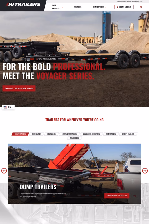 Pj-Trailers Homepage 1440px